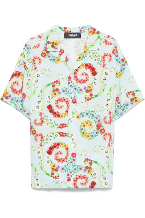 VERSACE Camisa con estampado floral