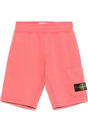 Stone Island Shorts deportivos con distintivo Compass
