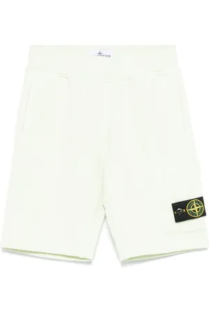 Stone Island Shorts con parche Compass