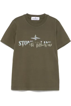 Stone Island Playera con logo estampado