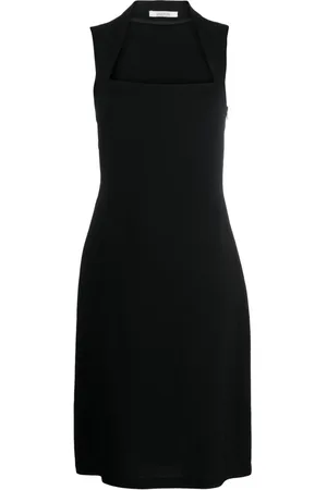 Gauchere Vestido sin mangas con cuello cuadrado