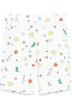 Stella McCartney Shorts con ilustración estampada