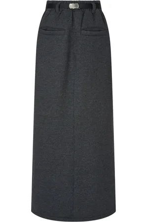 Studio Tomboy Pantalones de tejido de rizo con cinturón