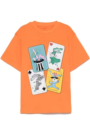 Stella McCartney Playera con ilustración estampada