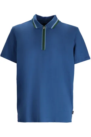Paul Smith Playera tipo polo con medio cierre