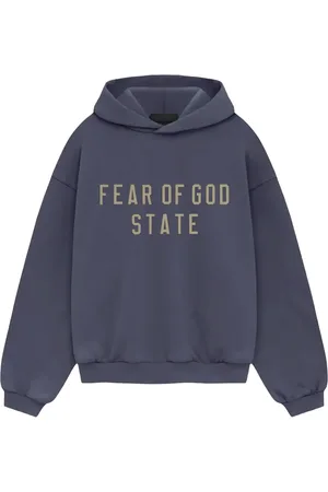 FEAR OF GOD Hoodie con logo estampado