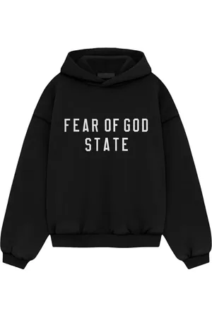 FEAR OF GOD Hoodie con logo estampado