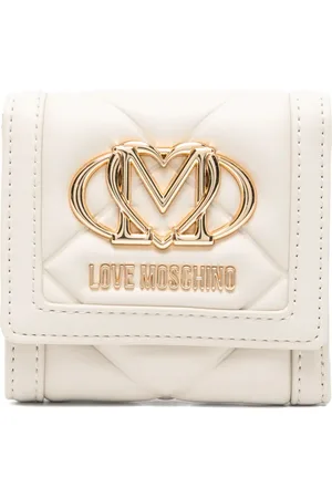 Moschino Cartera con placa del logo