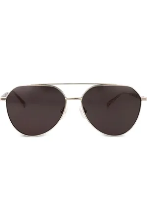 Alexander McQueen Lentes de sol estilo piloto