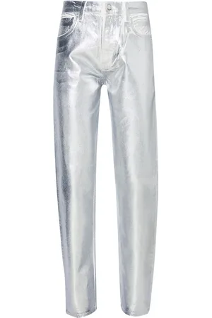 Liu Jo Jeans rectos con efecto brillante