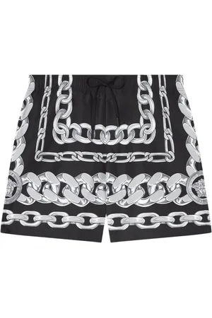 VERSACE Shorts de playa Medusa Chains