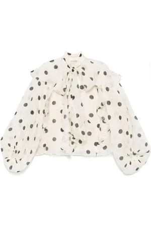 ZIMMERMANN Camisa con lazo en el cuello