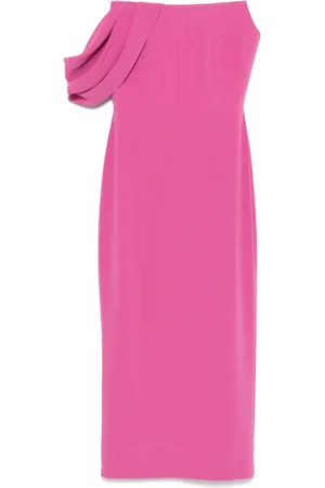 ALEX PERRY Vestido midi estilo corset
