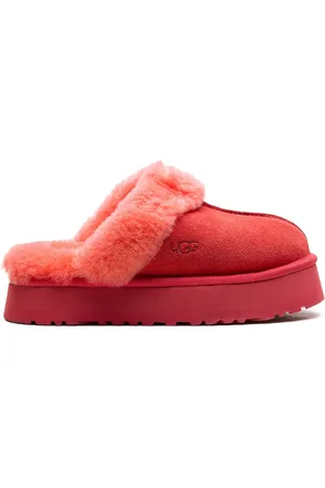 UGG Slippers Disquette Hibiscus Pink