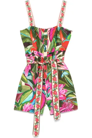 Farm Rio Jumpsuit Jardin de Reve