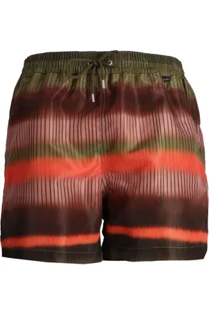 Paul Smith Shorts de playa con rayas estampadas