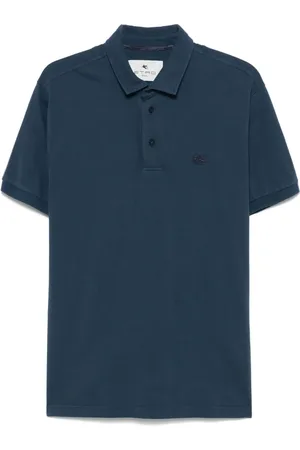 Etro Playera tipo polo con bordado Pegaso