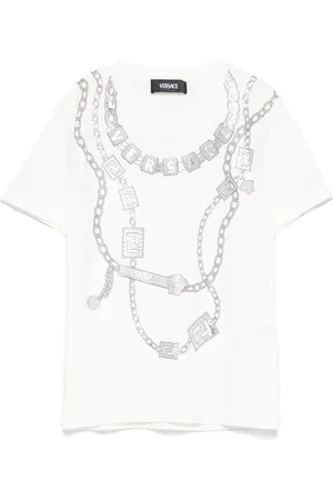 VERSACE Playera con logo estampado