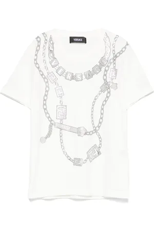 VERSACE Playera con logo estampado