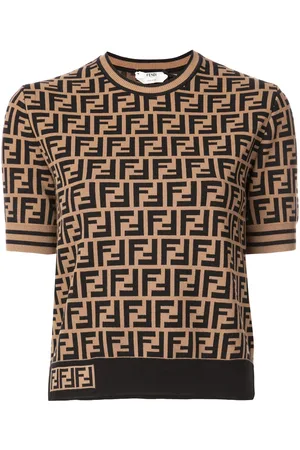 Fendi Top con logo FF
