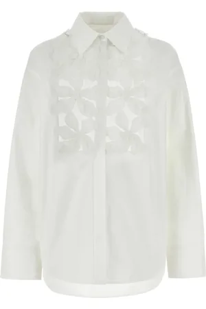 VALENTINO GARAVANI Camisa con aberturas florales
