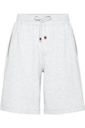 Brunello Cucinelli Shorts con cordones en la pretina