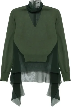 UNDERCOVER Top con diseño patchwork