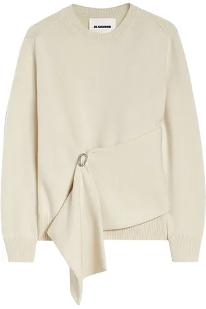 Jil Sander Suéter con detalle fruncido