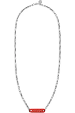 Palm Angels Collar con etiqueta del logo