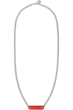 Palm Angels Collar con etiqueta del logo