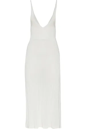 Dsquared2 Vestido midi tejido de canalé
