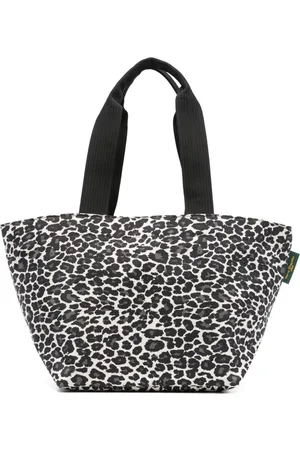 Hervè Chapelier Tote pequeña con estampado de leopardo
