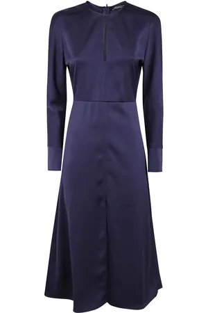 DRHOPE Vestido midi de satén