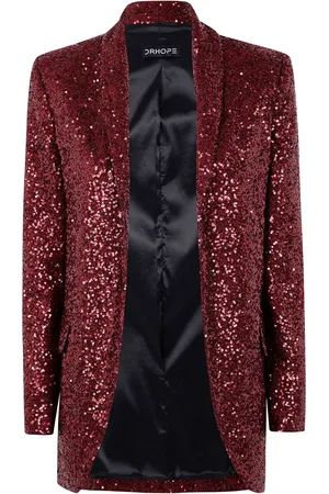 DRHOPE Blazer con lentejuelas