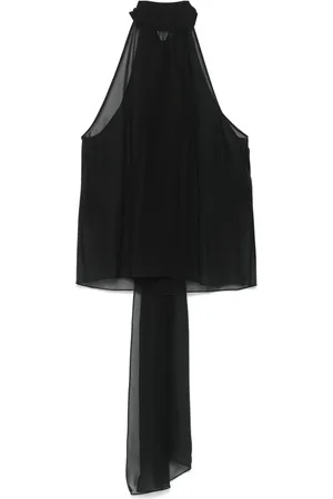 Tom Ford Blusa de seda traslúcida