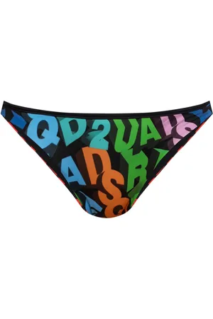 Dsquared2 Bikini bottom con logo estampado