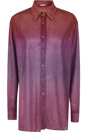 Oseree Camisa de lurex