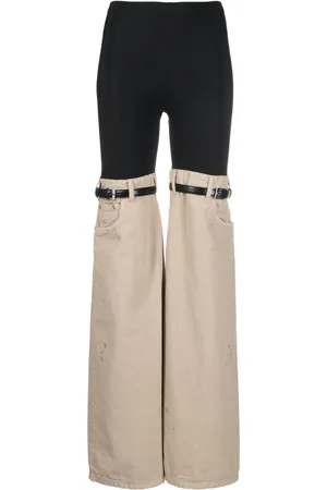 COPERNI Pantalones de mezclilla acampanados híbridos