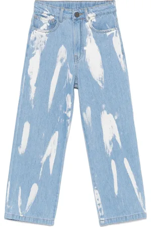 Palm Angels Jeans con efecto blanqueado