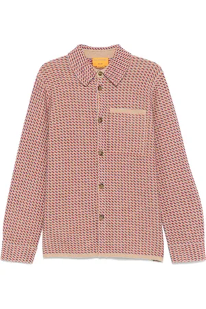 Guest In Residence Camisa de tweed estilo worker