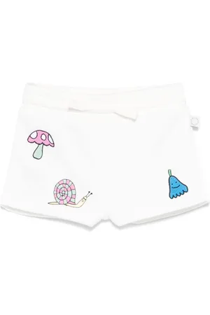 Stella McCartney Shorts con motivo bordado