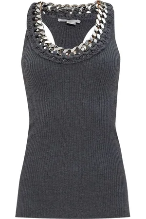 Stella McCartney Camiseta con cadena gruesa