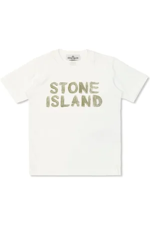 Stone Island Playera con logo estampado