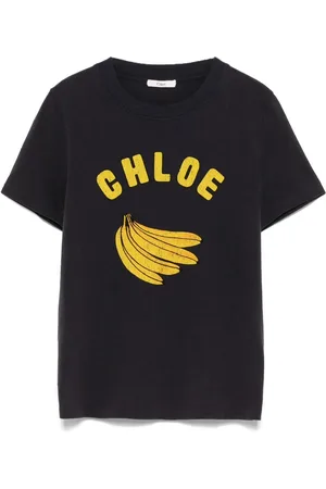 Chloé Playera con bananas estampadas