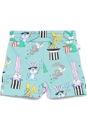 Stella McCartney Shorts con ilustración estampada
