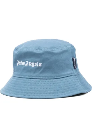 Palm Angels Gorro de pescador con logo bordado