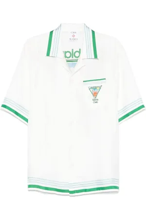 Casablanca Camisa bowling estampada