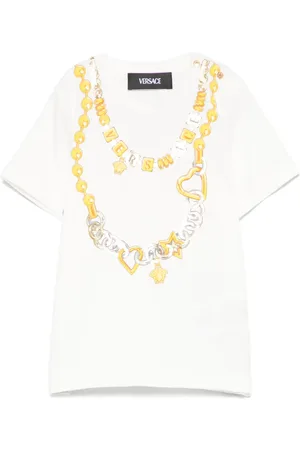 VERSACE Playera con logo estampado