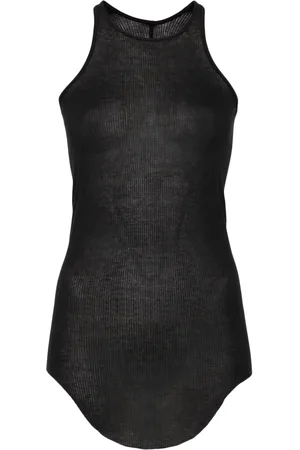 Rick Owens Camiseta tejida de canalé