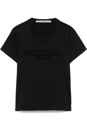 Alexander Wang Playera con logo en relieve